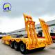 4axles Lowbed Semi Trailer Techinical Spare Parts Support Approx. 6.2 T Tare Weight