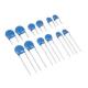 11mm 1000pF Ceramic Disk Capacitor , Small Blue DC 1kv Ceramic Capacitor