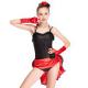MiDee Dance Costume Latin Dress For Women Sweetheart Camisole Sequins