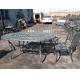 Open Air Balcony Courtyard Cast Iron Garden Table And Chairs Modern Leisure