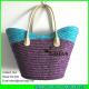 LUDA handmade beach handbags striped fashion wheat straw bag