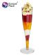 Hot selling disposable party clear cheap plastic champagne flutes