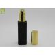 30g 1 OZ Empty Cosmetic Containers , Matte Black Glass Liquid Foundation Pump Bottle