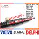 Fuel Diesel Injector 21371672 20584345 85000497 20972225 3801618 21340611 85003263 E3.18 for VO-LVO D13 EURO 3 LOW POWER