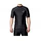 Men'S Short Sleeve Rash Guard Swim Shirt UV Sun Protection UPF 50+