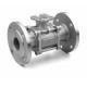 ASME  150# 3PC Flange ISO 5211 Stainless Steel Ball Valve High Performance ANSI RPTFE PPL RF CF8M