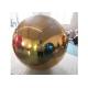 Decoration Gold Hanging Inflatable Mirror Ball Reflective Mirror Balloon