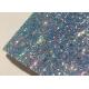 Fireproof 54/55' 3D Holographic Glitter Leather Fabric