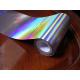 Over printable  holographic  Flexo Cold stamping foil for paper and plastic