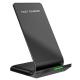Led Light Samsung Phone Charger Stand , 2 Coils Wireless Charging Pad Stand Short Circuit Protection
