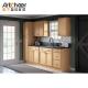 Durable Modern Style Small Custom Shaker Cabinets Set With Sink Solid Wood American Design