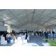 White PVC Cover PVC Event Tent , Large 20m Clear Span Tent For Outdoor Auto Shows
