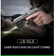 CR123A 3V Military Mountable Tactical Flashlight With Red Green Laser