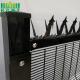 Heavy Duty Clear View Fence Panel High Security Wire Mesh 358 Anti Climb Fence With Barbed