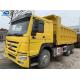 25-30 Tons Used Commercial Trucks ,  Second Hand Tractor 371hp Hw76 Model Cabin