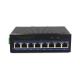 Metal 3W MSE1008P 8 Ports 10Base-T PoE Ethernet Switch