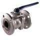 Stainless Steel Ball and Stem 2 Piece Full Port Ball Valve with Flanged Connections