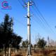 Overhead 30ft Steel Utility Pole Octagonal Electric Transmission