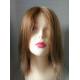 Gorgeous Eouropean Human Hair Silk Top Jewish Wig Kosher Wigs