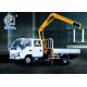 Truck-mounted crane with telescopic boom 3 Ton Knuckle Boom Truck with Sinotruk HOWO Chassis