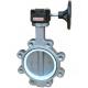 Lug Type Water Butterfly Valve Shrough Shaft PTFE Bushing Without Pin