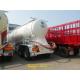 40m3 Bulk Cement Tanker Trailer Powder Tank Semi Trailer With Air Compressor