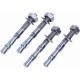 Iso Concrete Fixing Bolts , Stainless Steel Wedge Anchor Bolts Round Head