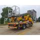 Diesel Telescopic Boom Bucket Truck Aerial Work Platform Truck 22m High Altitude