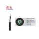 Single Mode Outdoor Armored Fiber Optic Cable Black 12 Core Water Blocking