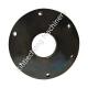 Black Steel C45 CNC Electromagnetic Clutch Parts Mounted Plate