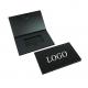 Luxury Black Paper Card Box Packaging Custom Rigid Book Business Credit Wedding Gift Card Box