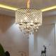 Modern Chandelier Ceiling Lighting with Crystal Lampshade Lighting Dining room Kitchen Hanging Lamp (WH-MI-77)