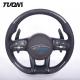 Perforated Leather Mercedes Benz Steering Wheel Carbon Fiber