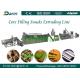 Stanless Steel 304 Automatic corn puffs machine with 100-150kg per hour