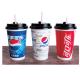 16Oz Disposable Paper Coffee Cup single wall PE coating customized