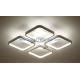 Acrylic Cover Materal Remote  Control  LED Ceiling  Light  LED Lamp White Aluminum