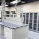 2 Shelves Hospital Lab Furniture 90cm Anti Chemicals Biology Bench ISO Certified