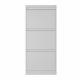 Big Storage Space 3 Drawer Lateral File Cabinet Metal Light Gray