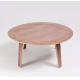 Molded Plywood Molded Plywood Coffee Table Walnut  Round 87 * 87 * 42cm