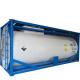 ISO Carbon Steel PE Lined Chemical Tank Container Portable Storage Tank Container For Sale