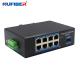 Din Rail Mount Industrial SFP Ethernet Switch 1.25G SFP slot to 8 10/100/1000Mpbs RJ45 Network Switch