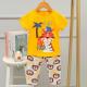 Lion Kids Sleeping Suits Spring And Summer breathable Animal Print Pj Set
