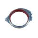 Air Duct Tube Galvanized Quick Release Pipe Metal Clamps With Seal Ring