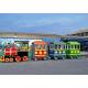 Amusement Park Trackless Kiddie Train 14P Electric Tourist Train 2200w / 60V