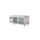 Horizontal Glass Door Stainless Steel Freezers R134A R290A