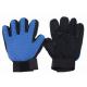 Bule Durable Cat Grooming Brush Glove Textile ODM Accepted Household MJ005