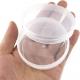 Round Clear Frosted Plastic Bead Storage Containers Box Case with Screw Top Lids, Cylinder Stackable Bead Containers