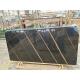 Natural Black And Gold Big Marble Stone Slabs With Golden Veins