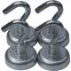 Permanent Type and Cup Shape Shape Customized Neodymium Pot Magnet with Ring Hooks