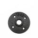 Black Four Holes Malleable Iron Floor Flange For Home Decoration